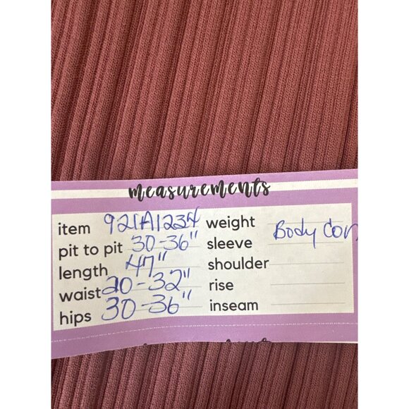 2/$30 Wayf XS Long Sleeve Ribbed Bodycon Midi Dress - Picture 9 of 15